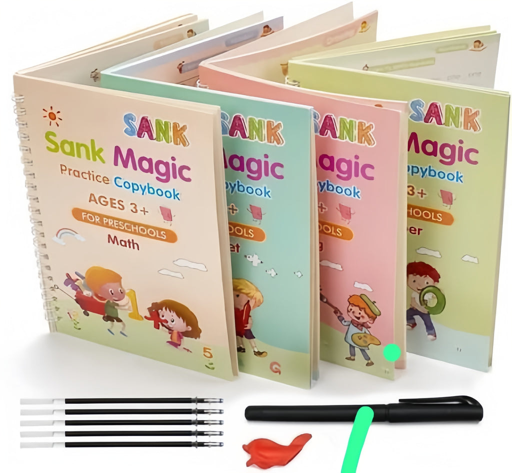 sank Reusable Erasable Magic Book Writing Book