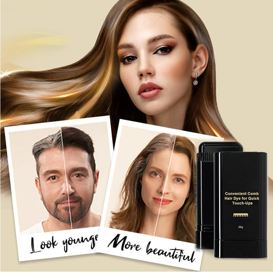 Instant Hair Colour Stick with Built-In Comb